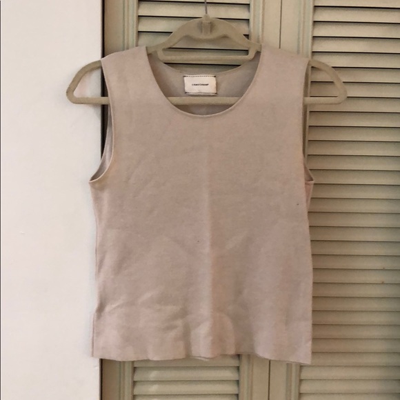 Longchamp Tops - Longchamp Beige Tank